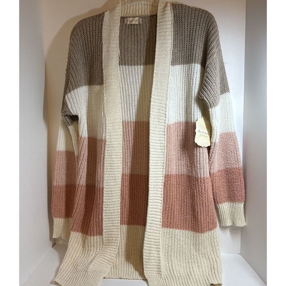 Altar'd State Sweaters - Altar'd State Cardigan Sweater Open Front Long Sleeve‎ Mocha Pink Size Small New